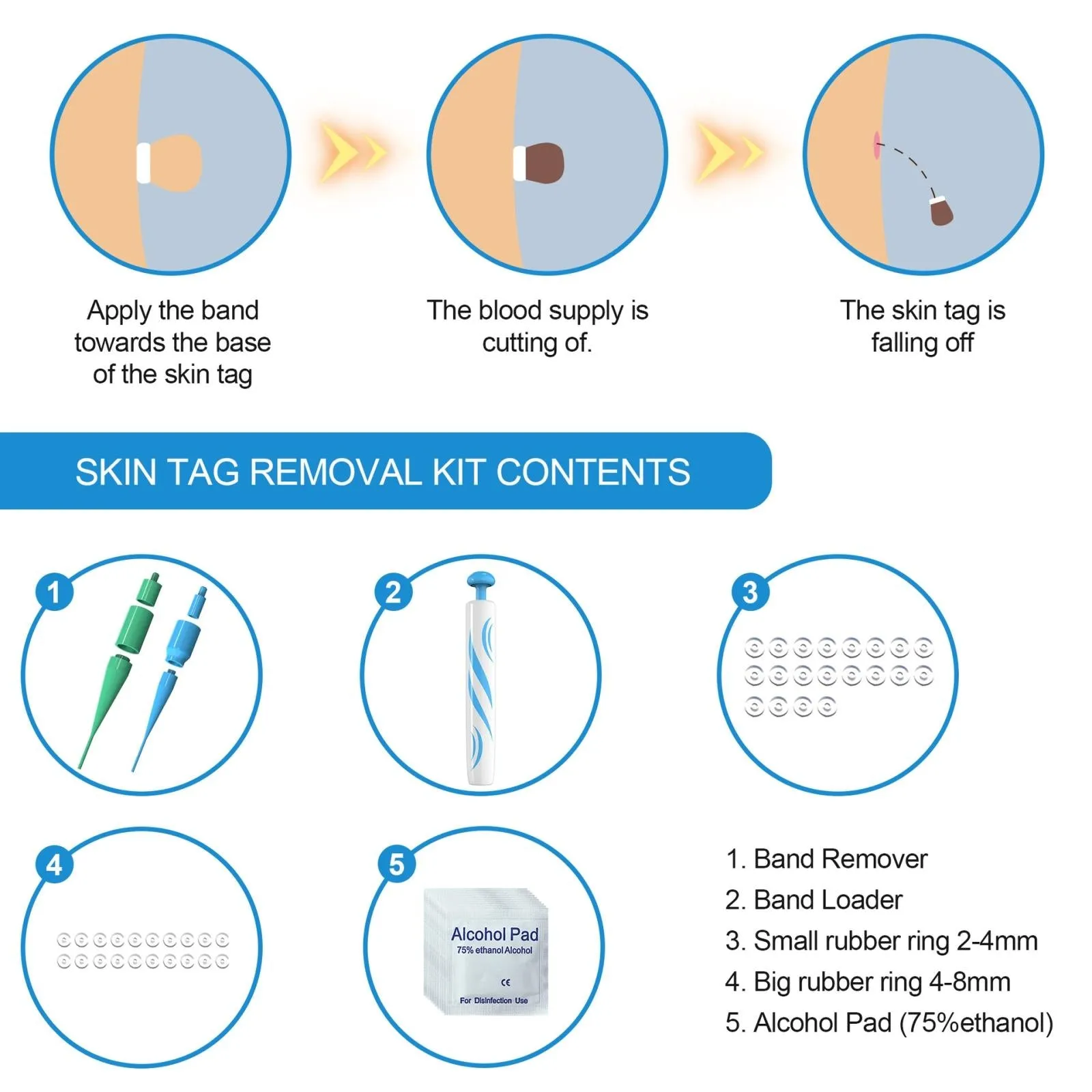 2 In 1 Skin Tag & Mole Remover Face Care Beauty Tool For Adults