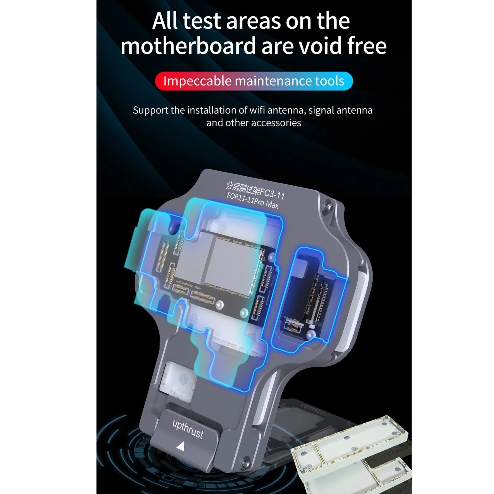 Aixun Fc3 11 Mainboard Laye Testing Fixture for Iphone 11/11 Pro/11pro Max