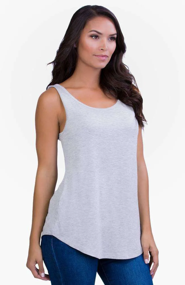 Belly Bandit | Heather Grey Maternity Tank