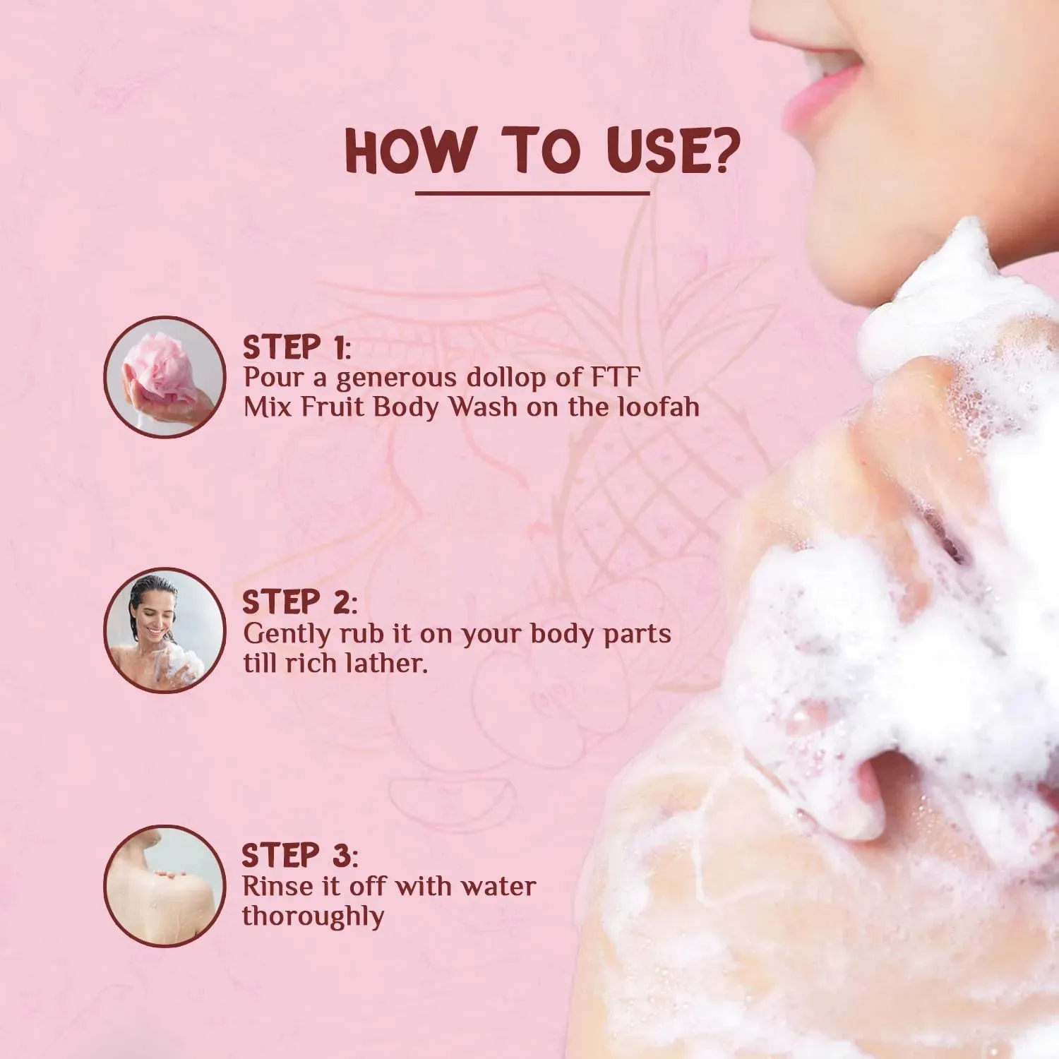 BIOAQUA Pack Of 3 Rice Face & Body Whitening Moisturizing Skin Care Series (Rice Face Gel - Rice Body Scrub - Rice Shower Gel)