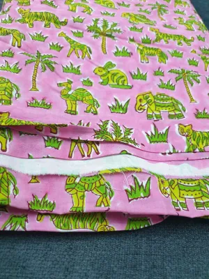 Block Print Cotton Fabric