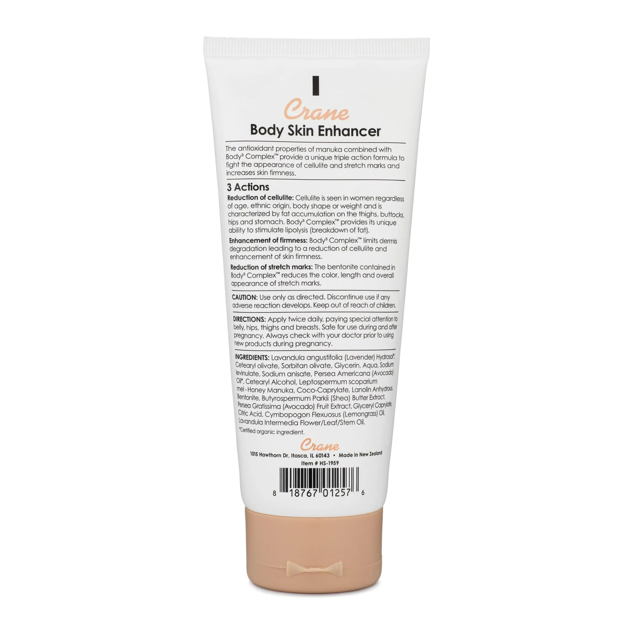 Crane Stretch Mark Cream with Manuka Honey and Avocado Oil