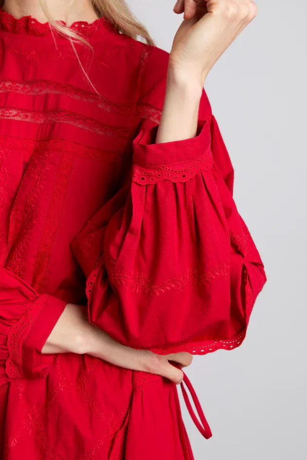 Damson Madder Clancy Red Mini Dress