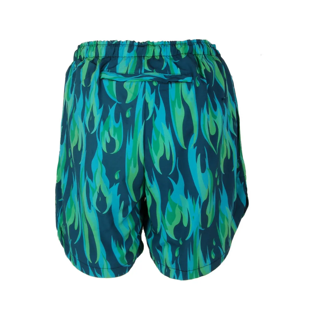 Double Layer Jazzy Shorts | Copper Flame