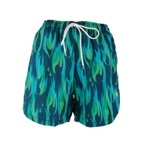 Double Layer Jazzy Shorts | Copper Flame