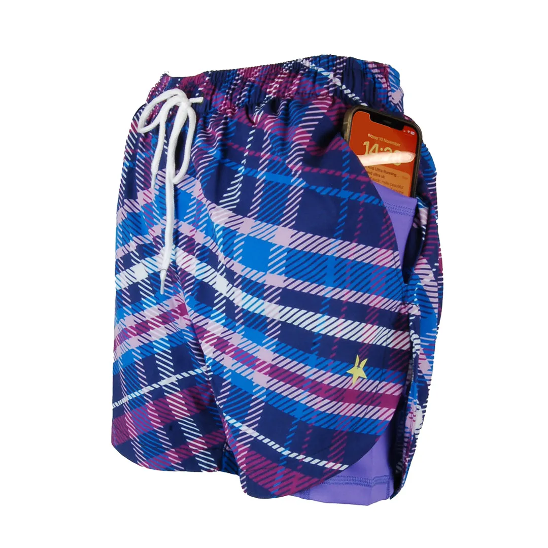 Double Layer Jazzy Shorts | Texa