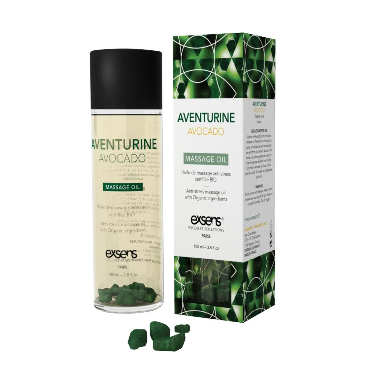 Exsens Massage Oil - Aventurine Avocado 100ml