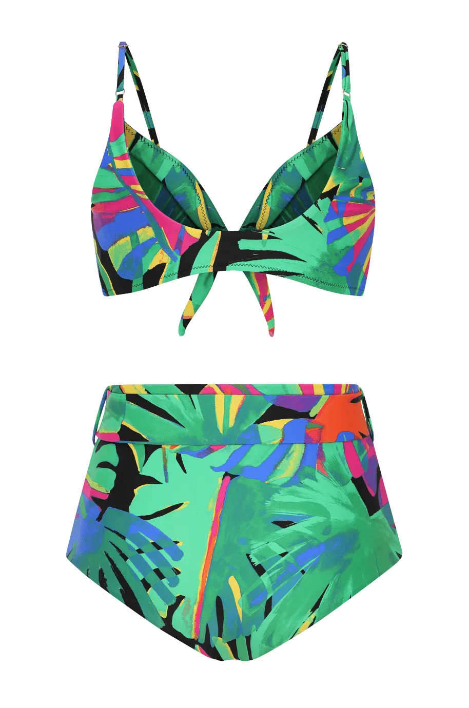 HALO Juniper High Waisted Brief in Retro Tropic