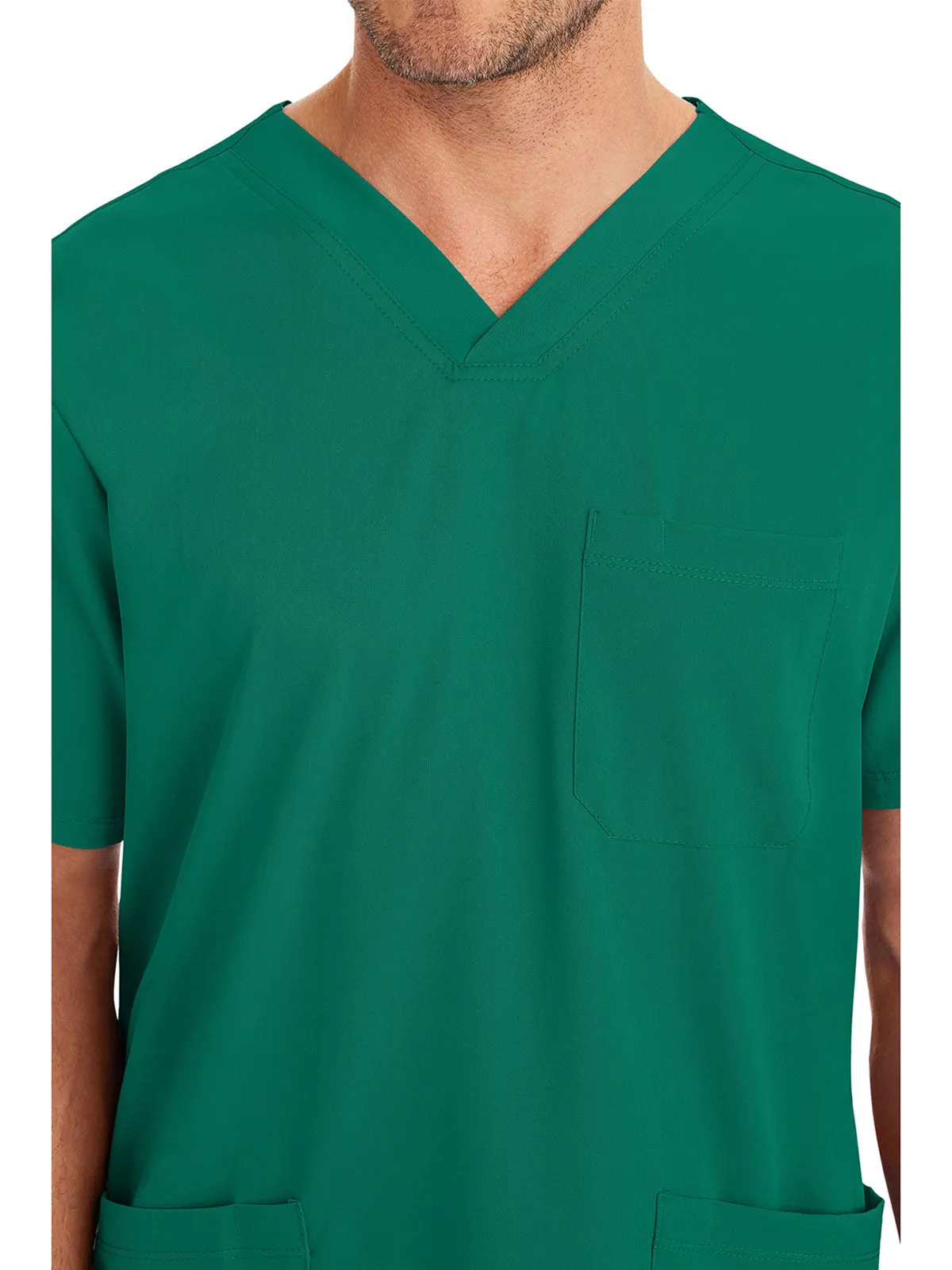 HH Works - Men's Matthew V-Neck Solid Scrub Top