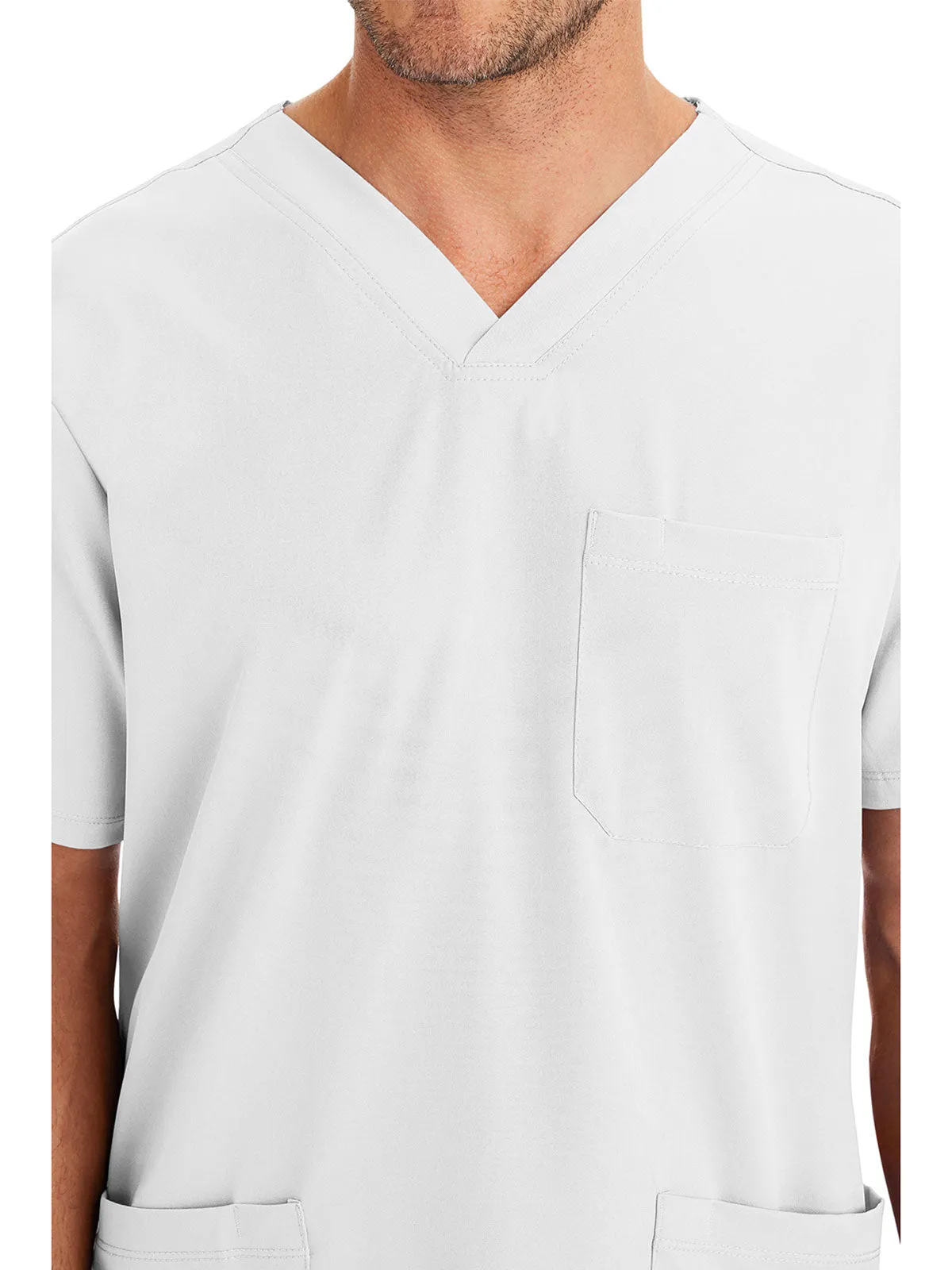 HH Works - Men's Matthew V-Neck Solid Scrub Top