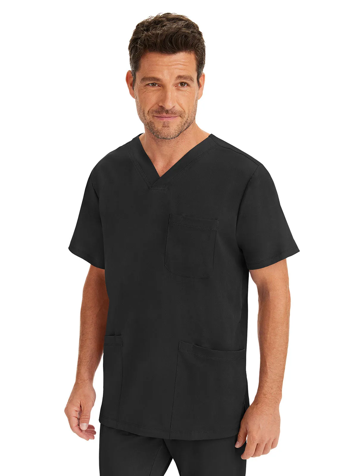 HH Works - Men's Matthew V-Neck Solid Scrub Top