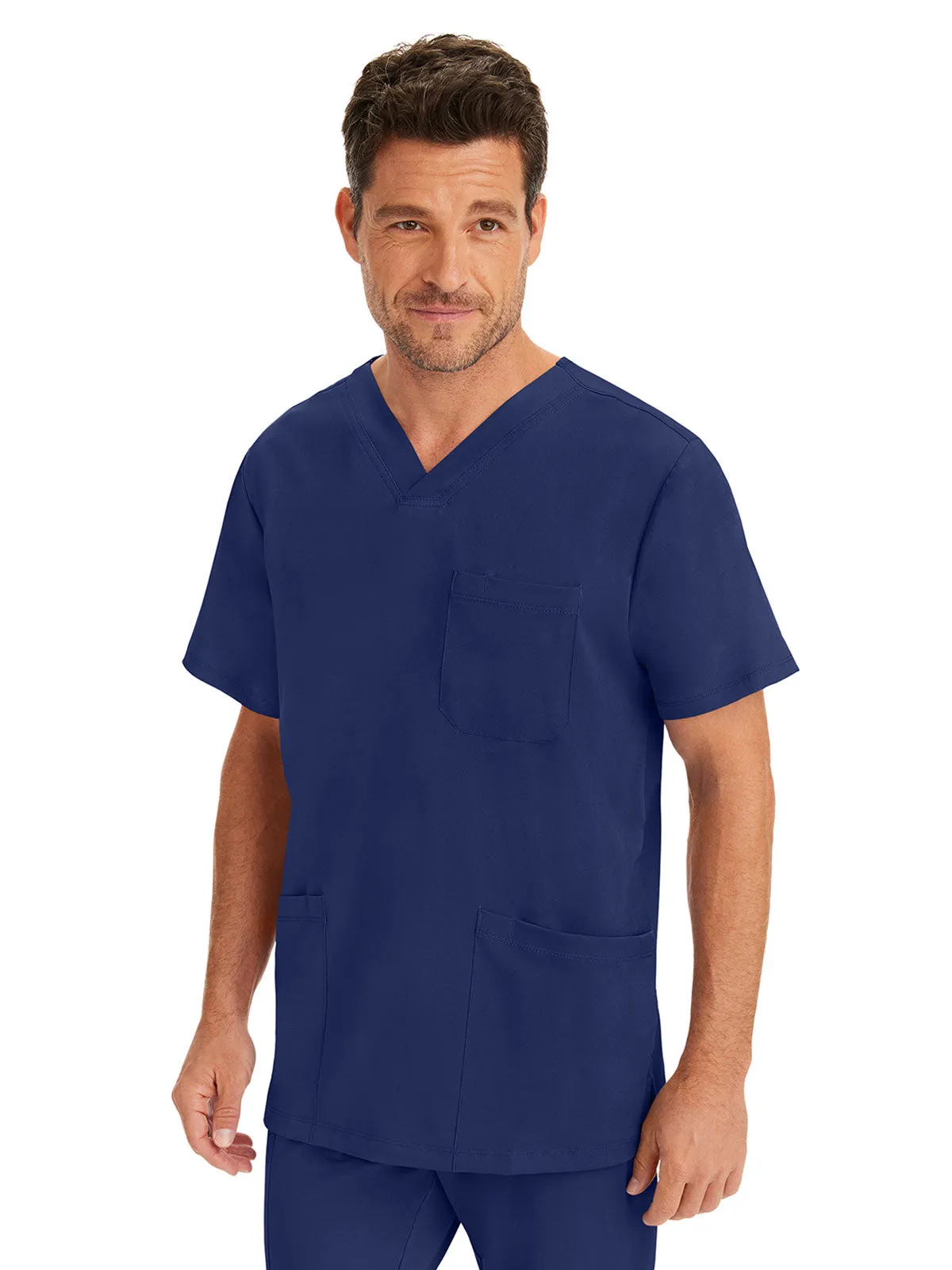 HH Works - Men's Matthew V-Neck Solid Scrub Top