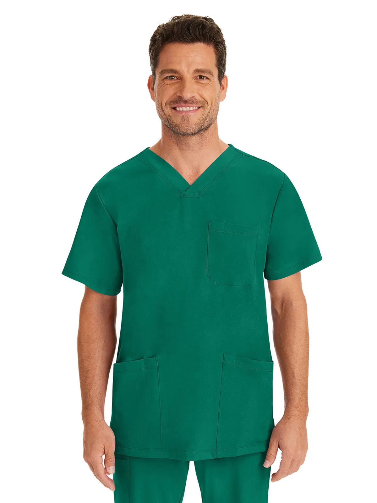 HH Works - Men's Matthew V-Neck Solid Scrub Top