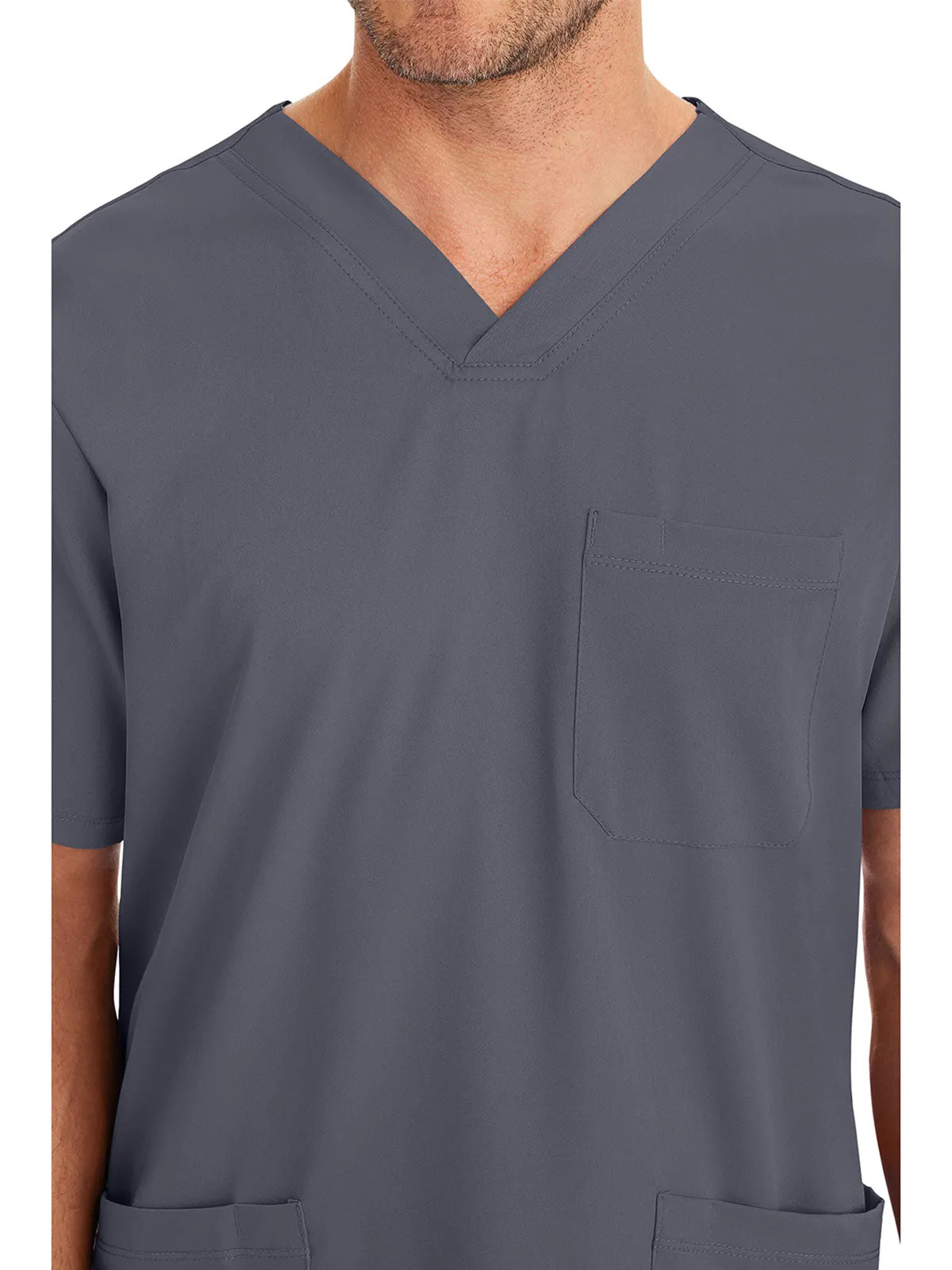 HH Works - Men's Matthew V-Neck Solid Scrub Top