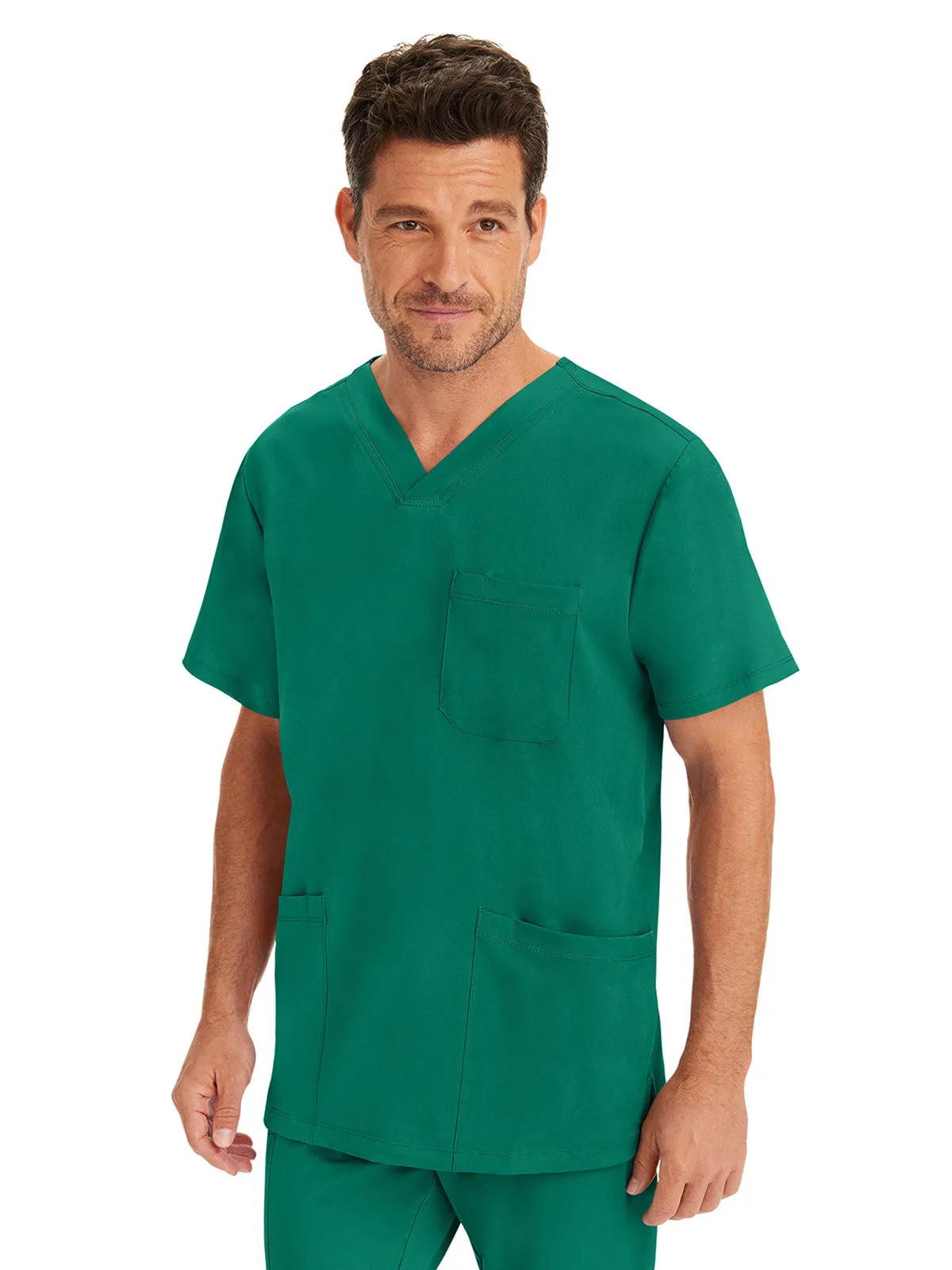 HH Works - Men's Matthew V-Neck Solid Scrub Top