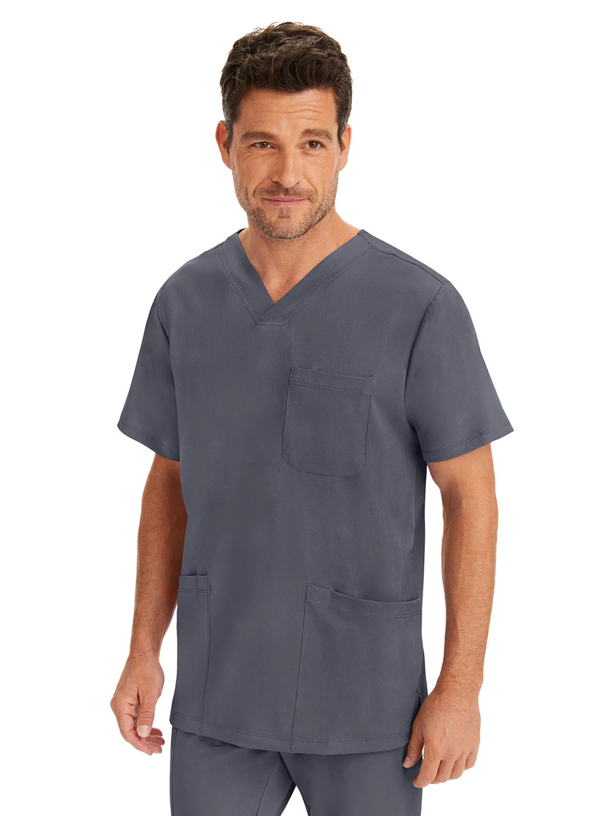 HH Works - Men's Matthew V-Neck Solid Scrub Top