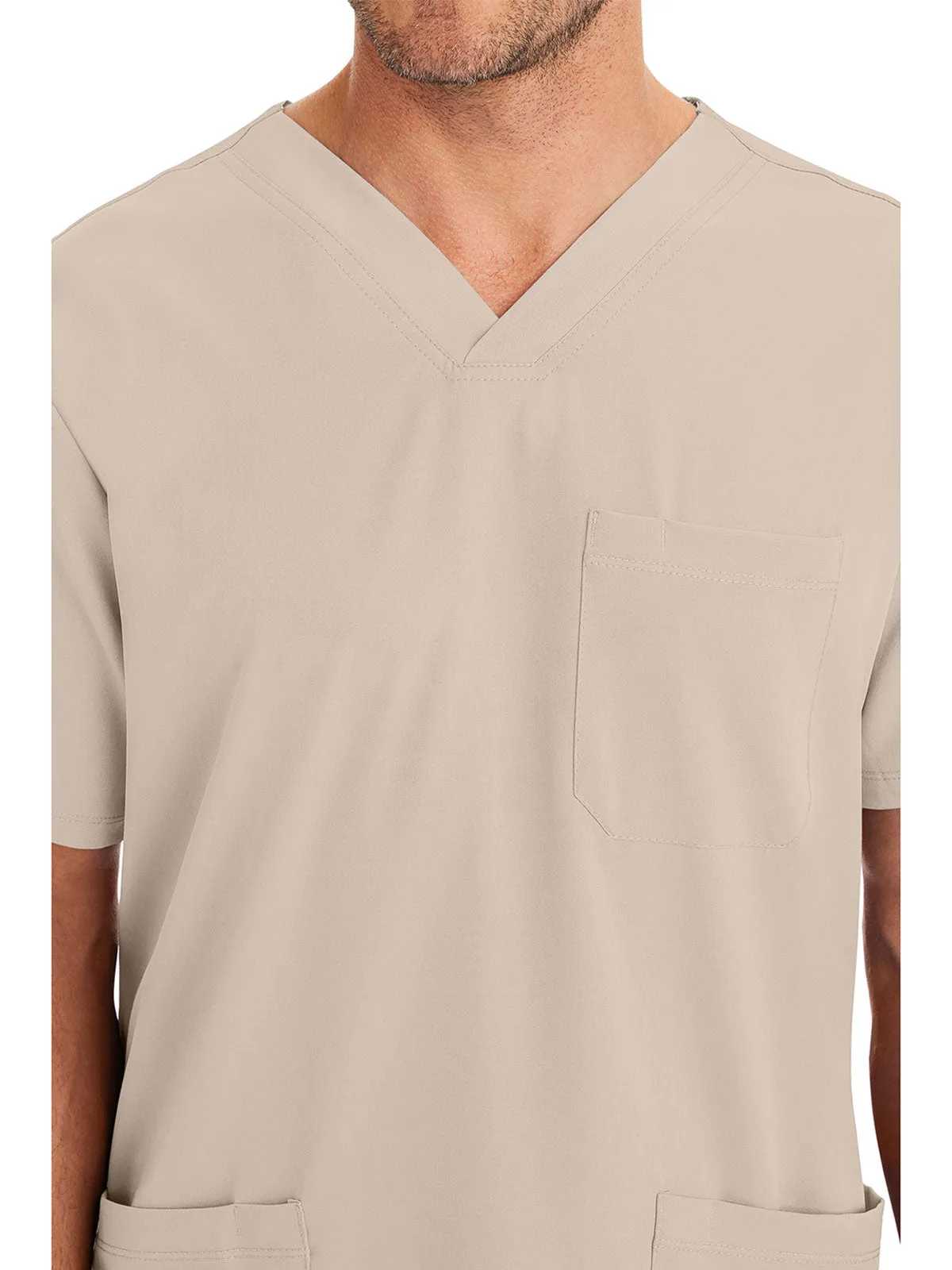 HH Works - Men's Matthew V-Neck Solid Scrub Top
