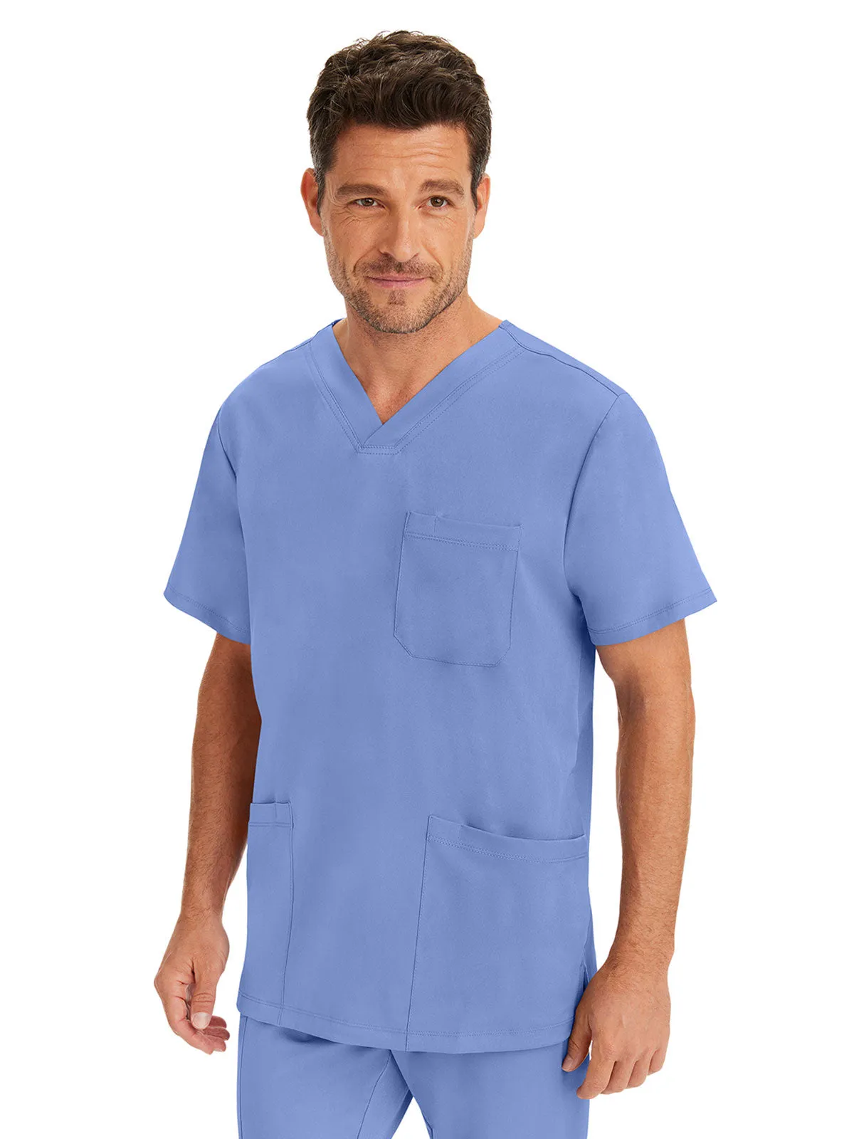 HH Works - Men's Matthew V-Neck Solid Scrub Top