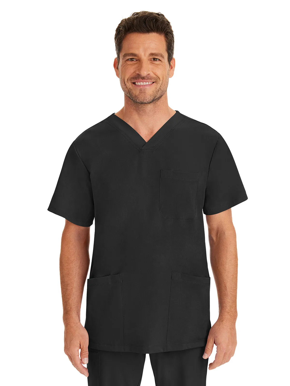 HH Works - Men's Matthew V-Neck Solid Scrub Top