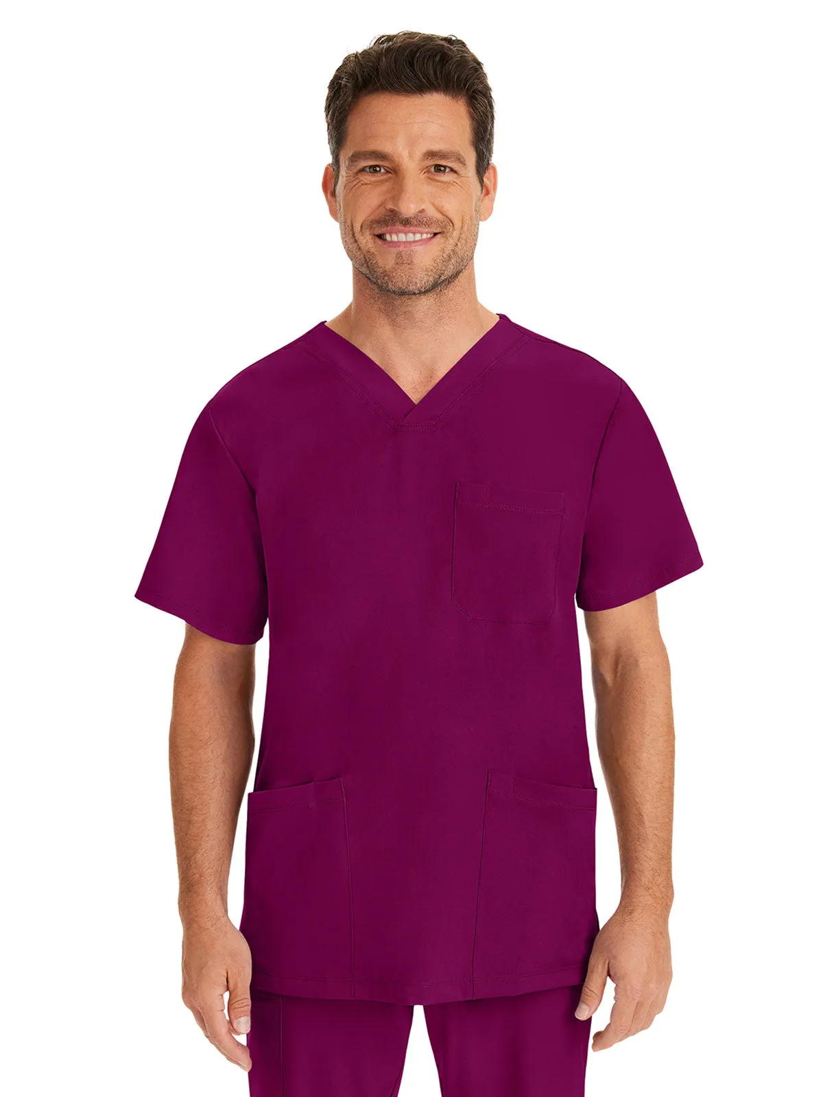 HH Works - Men's Matthew V-Neck Solid Scrub Top