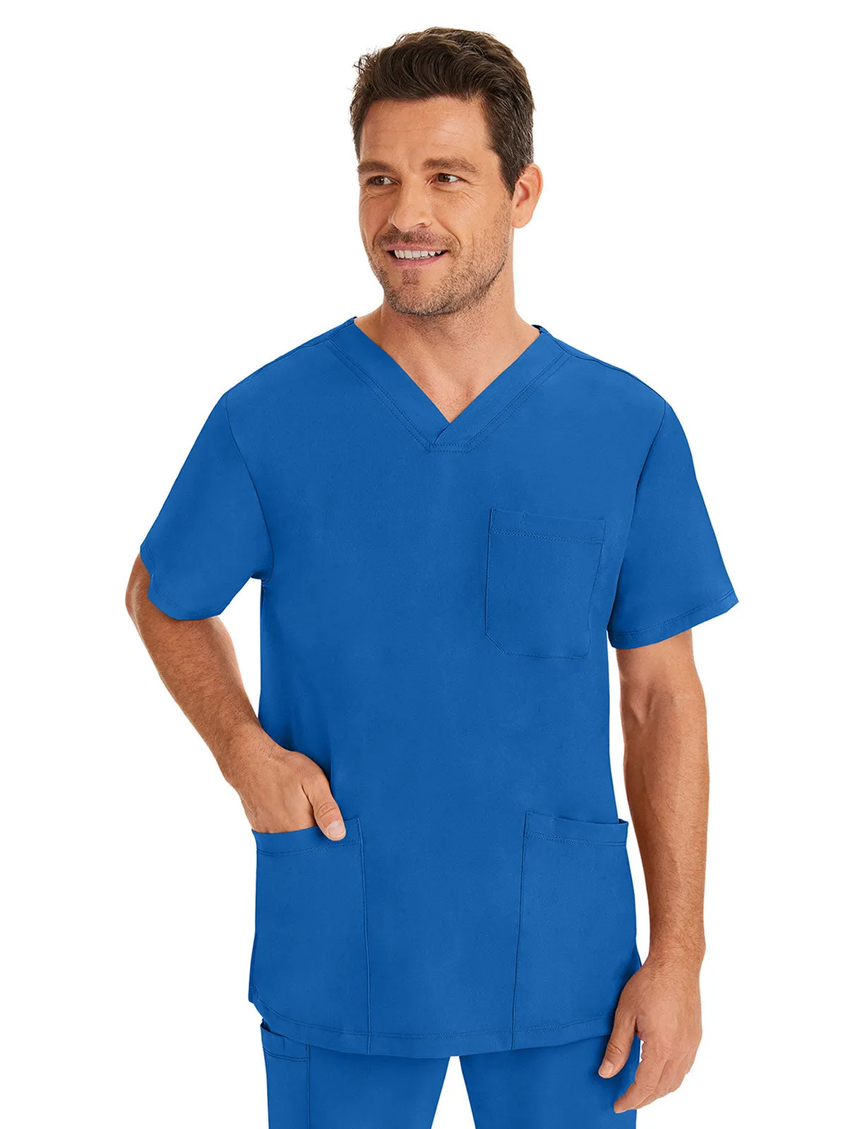 HH Works - Men's Matthew V-Neck Solid Scrub Top