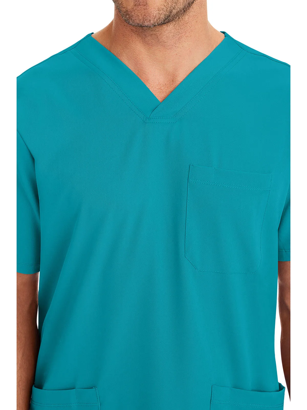 HH Works - Men's Matthew V-Neck Solid Scrub Top