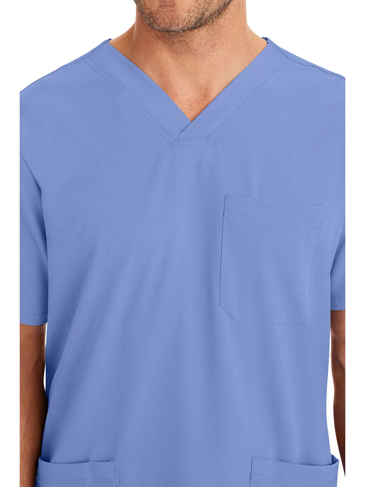 HH Works - Men's Matthew V-Neck Solid Scrub Top