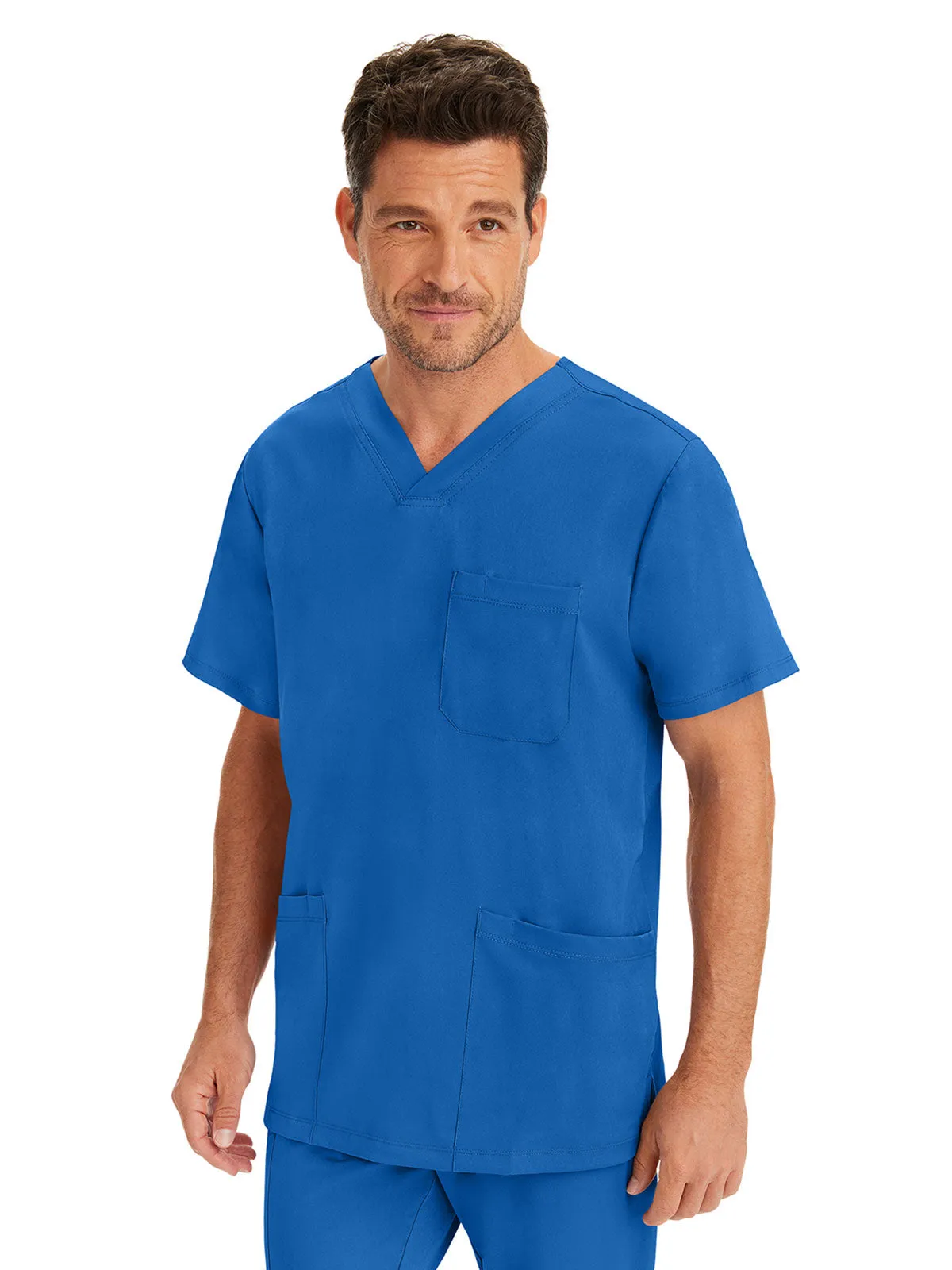 HH Works - Men's Matthew V-Neck Solid Scrub Top