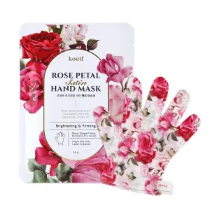 KOELF Rose Petal Satin Hand Mask