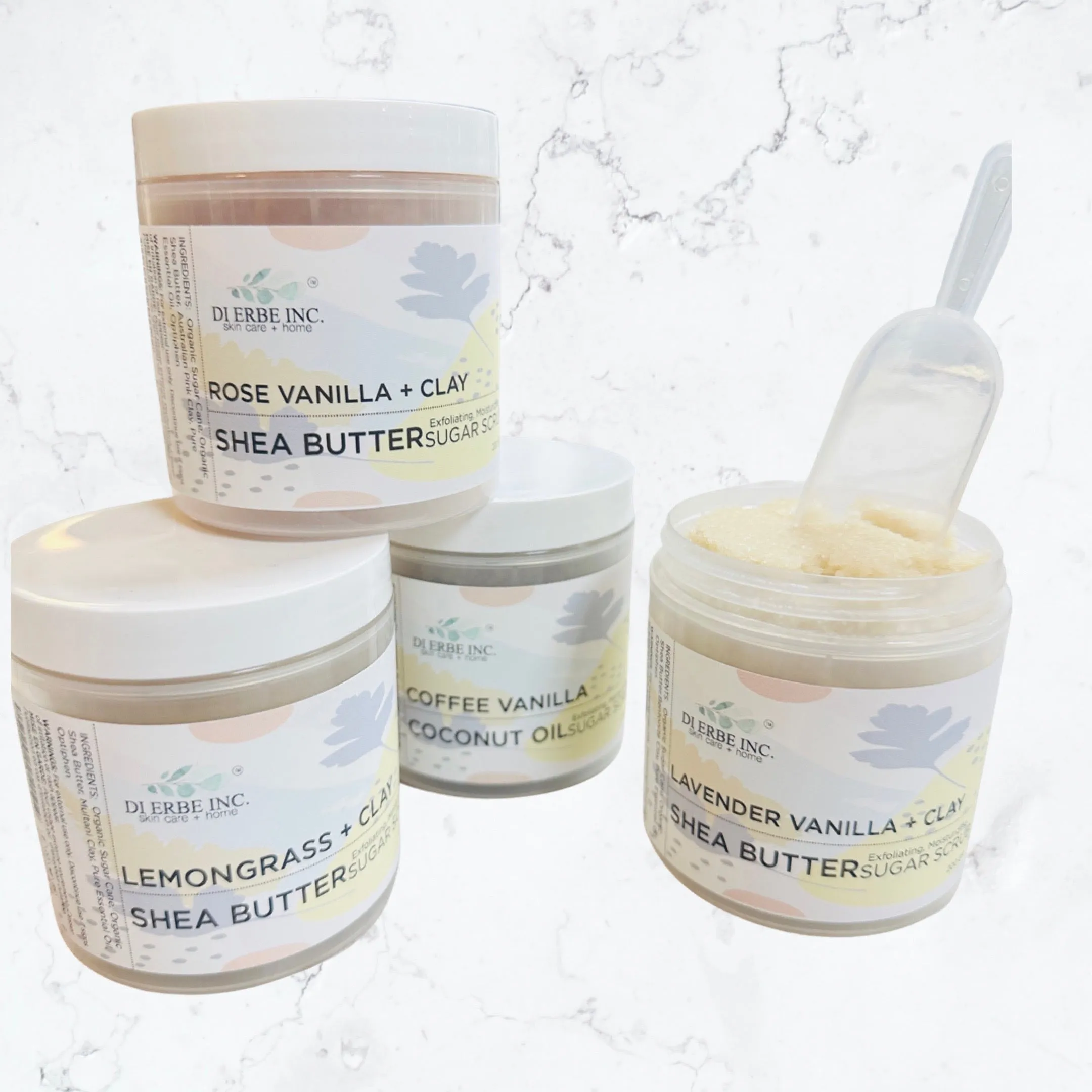 Lavender Vanilla Shea Butter Sugar Scrub