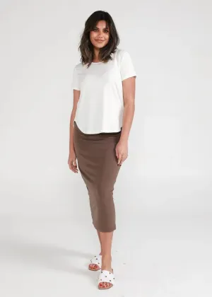 Lou Lou Bamboo Janis Bamboo Tee | Cream