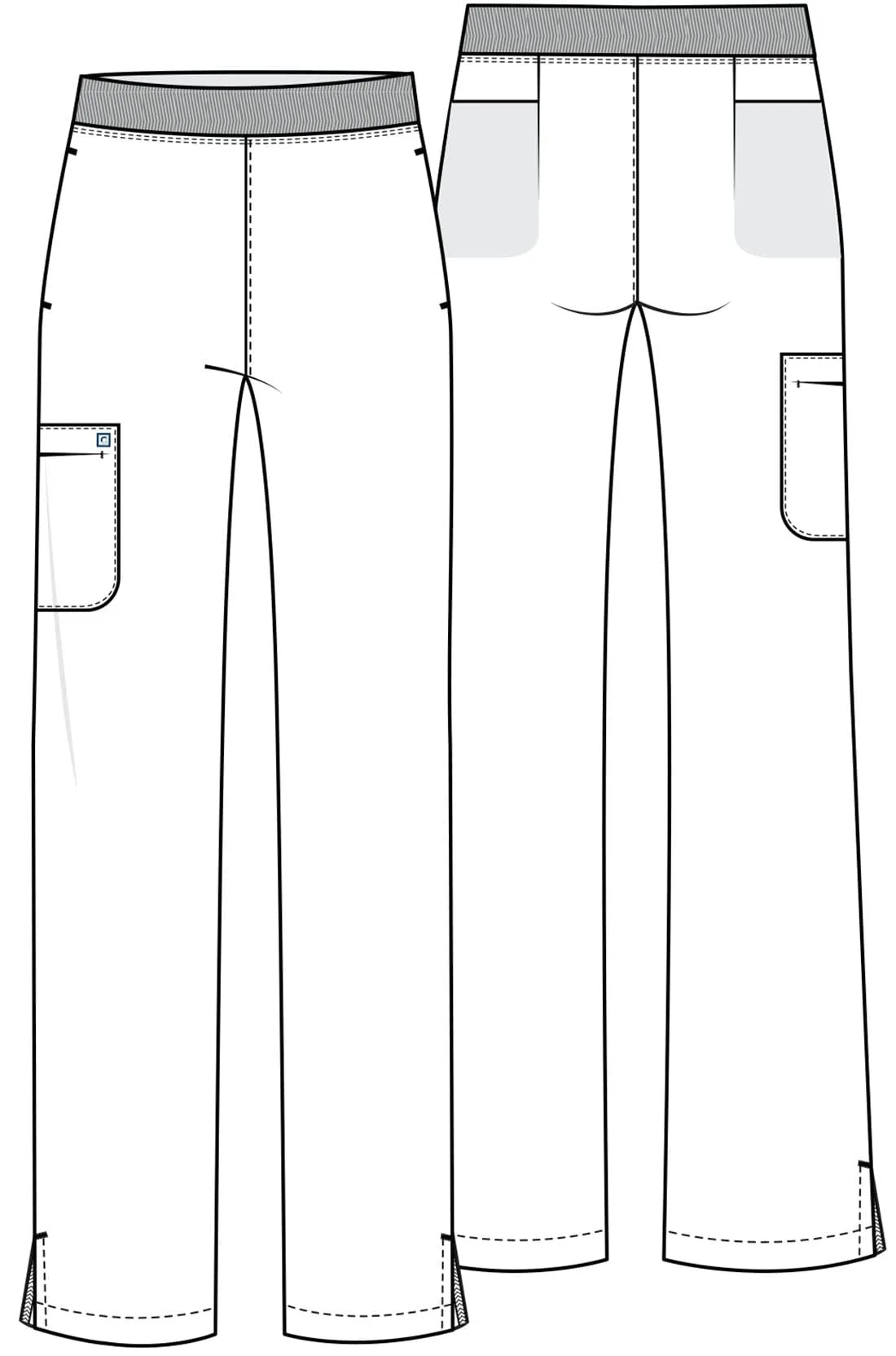Lumino Atmos Pull-on Straight Leg Scrub Pant - Inseam 30.5" (77.5 cm) LD-CK136A