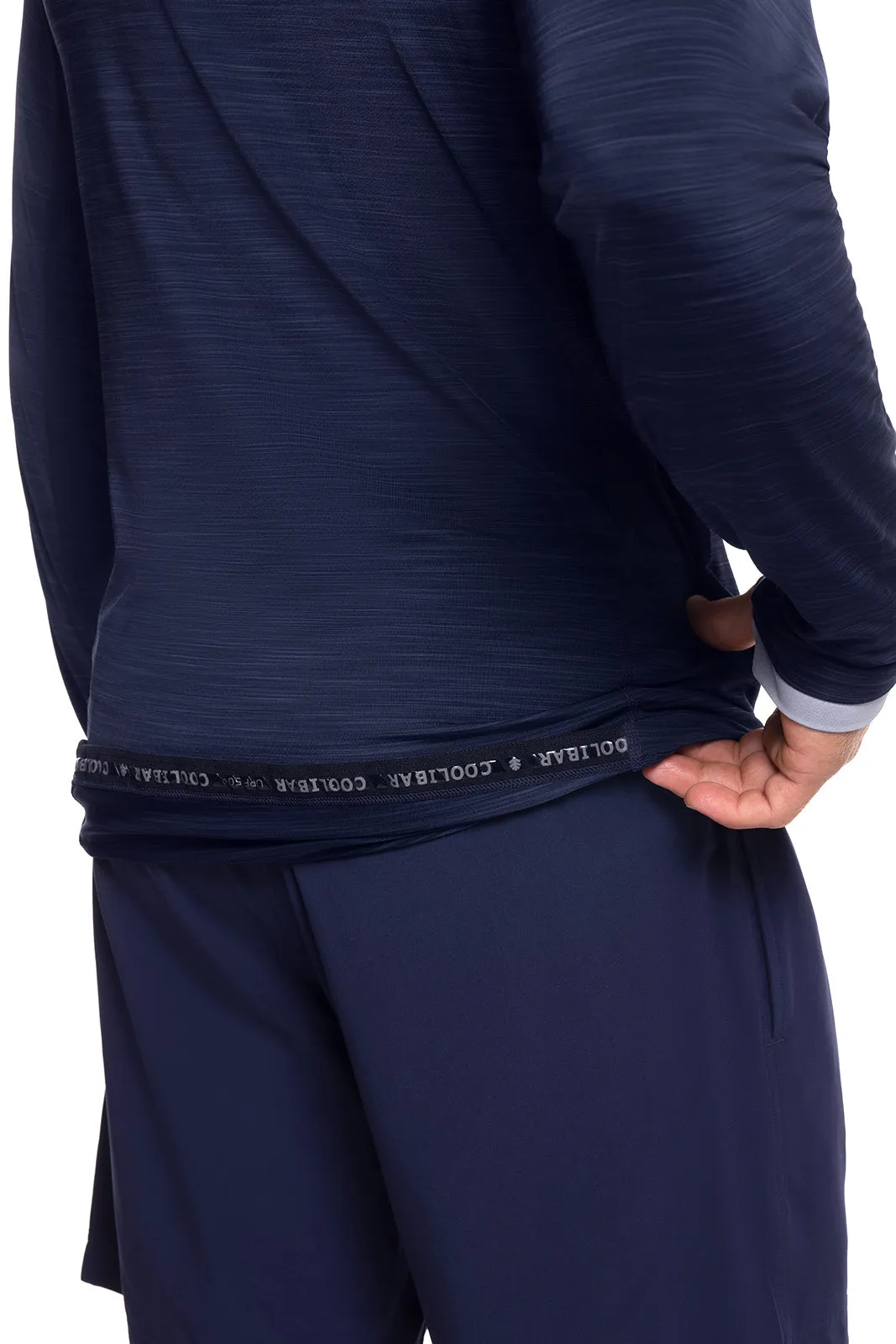 Men's Ultimate Half-Zip Rash Guard | Navy Line