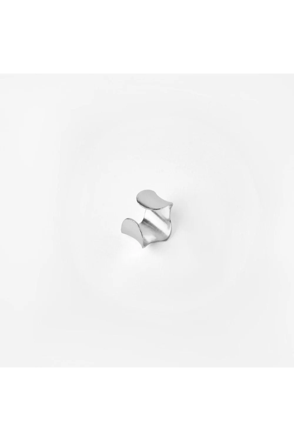 Mini Rollercoaster Ring - Silver Tone