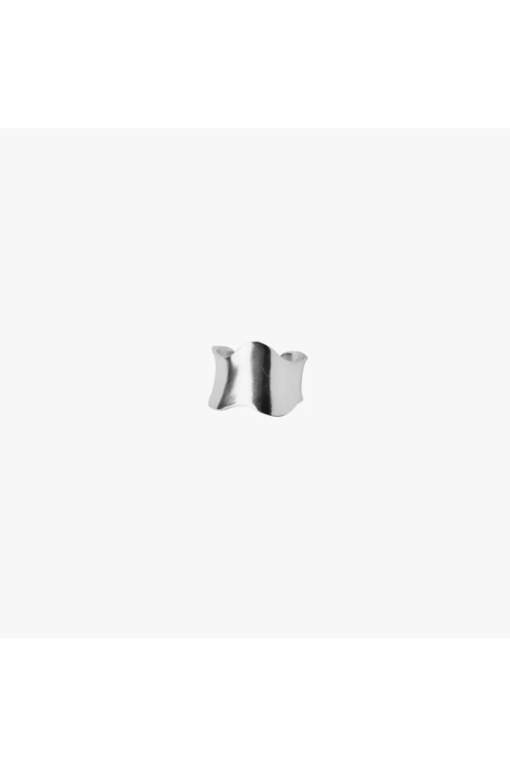 Mini Rollercoaster Ring - Silver Tone