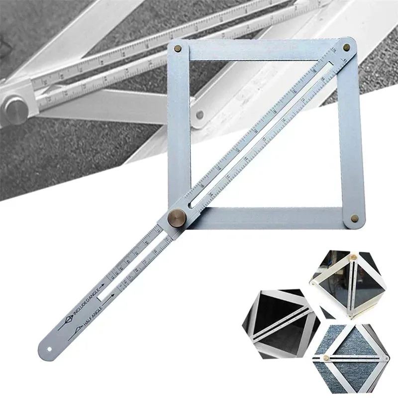 Multifunctional Woodworking Diagonal Ruler