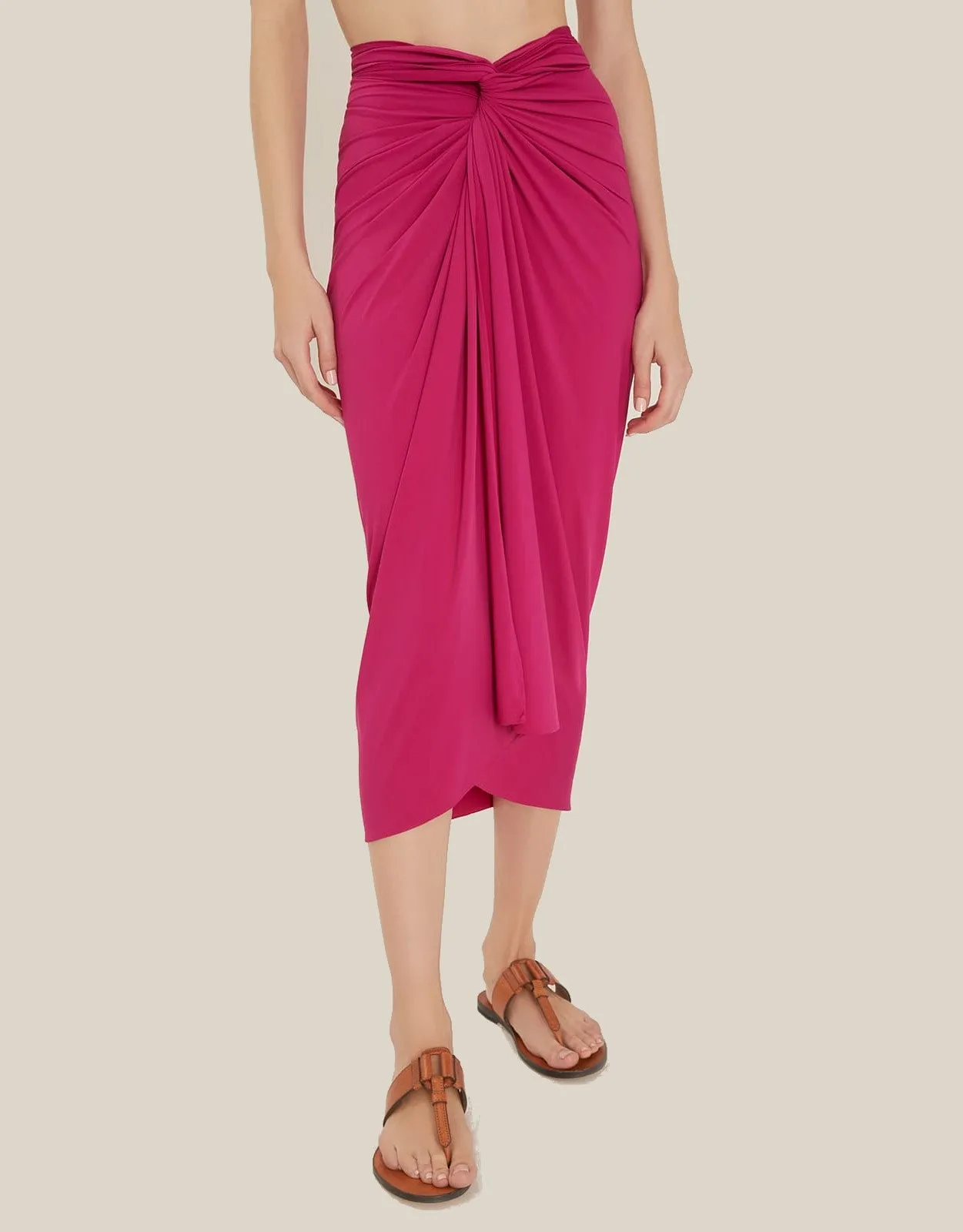 Sarong Cover Up Carmine