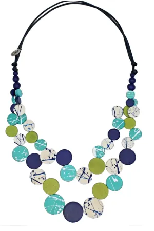 Splatter Pattern Necklace