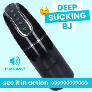 Vortex Moaning Masturbator: Featuring Unique Suction and Vibrating Features