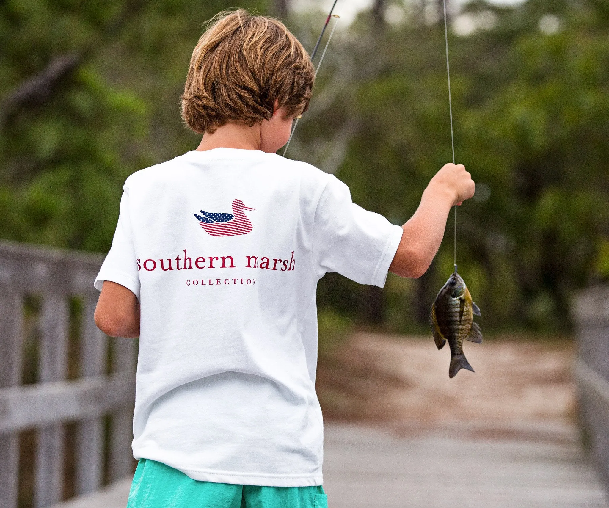 Youth Authentic Flag Tee